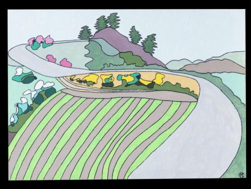 Campo concimato a Fosio