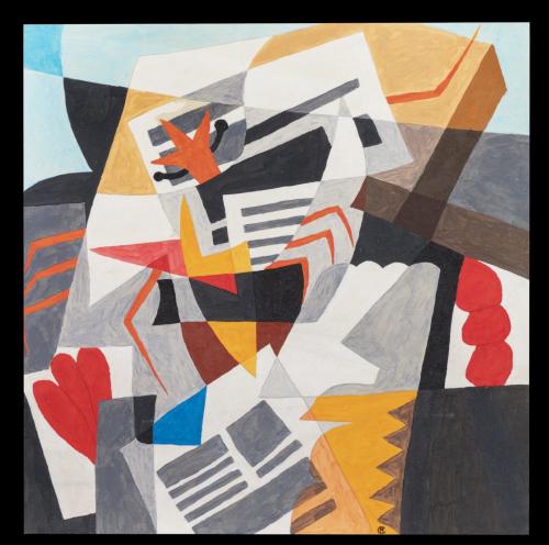 Scomposizione di natura morta con aragosta